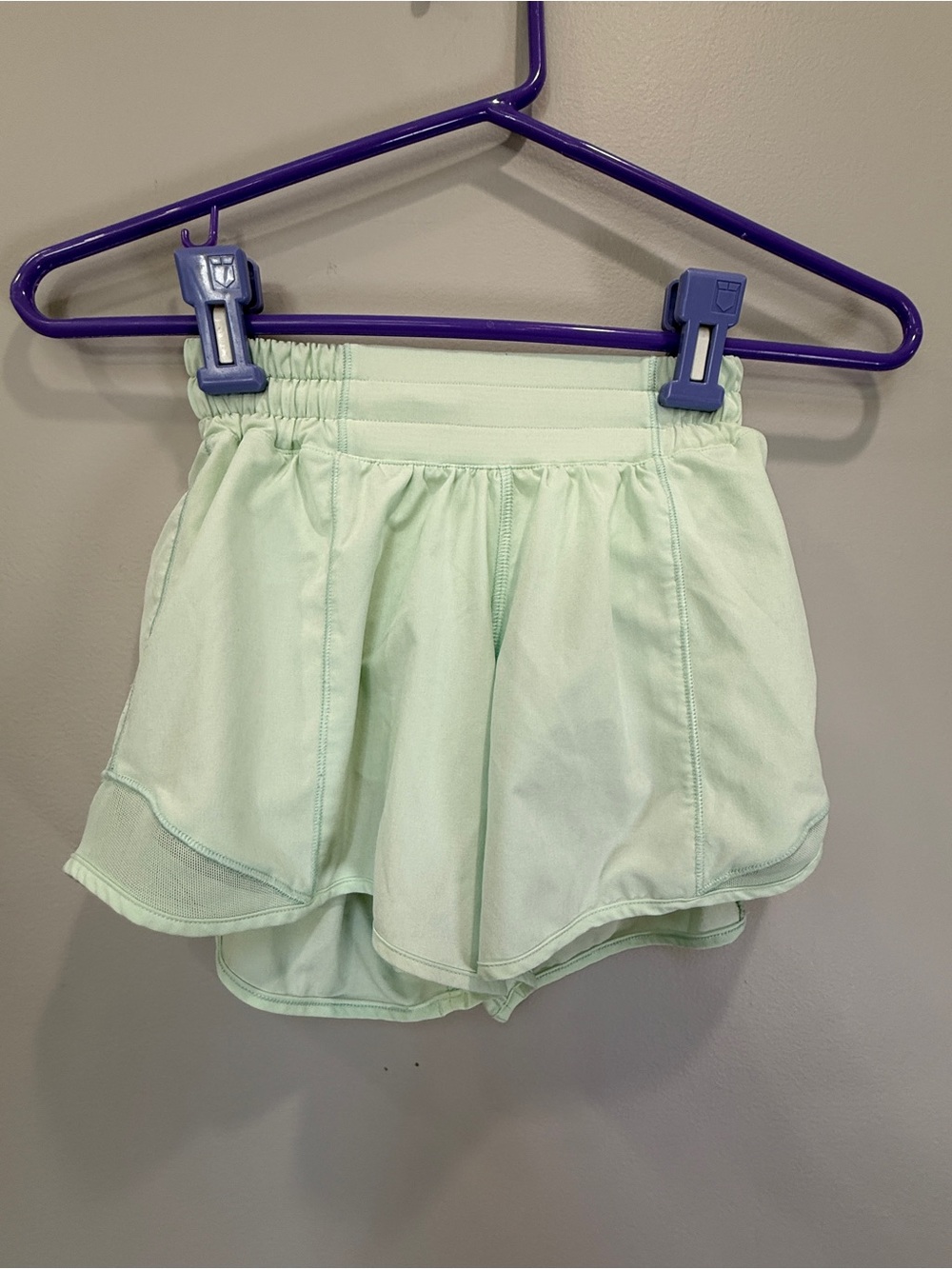 lululemon athletica Mint Layered Running Shorts